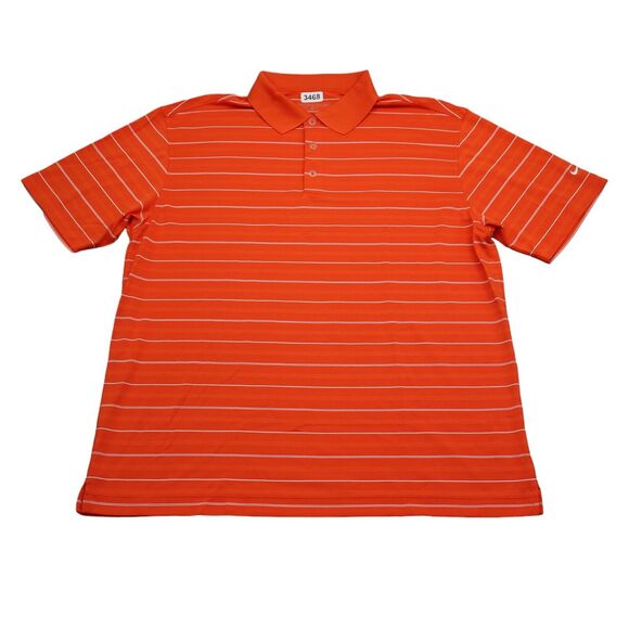 Nike Shirt Mens Large Red Polo Golf Tour Performance Stretch Lightweight Hike B3 - Picture 1 of 15